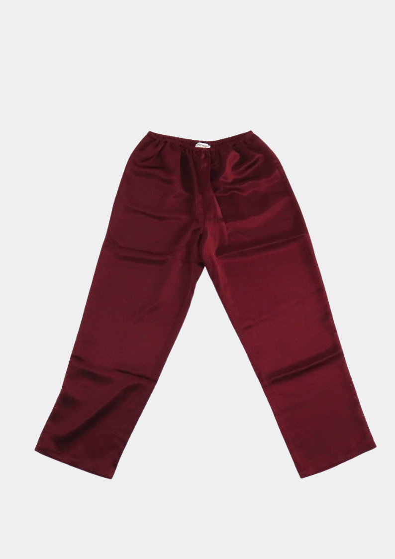 Casey Pant- Cranberry Satin