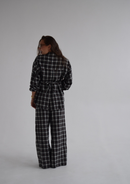 Plaid Elastic Pants