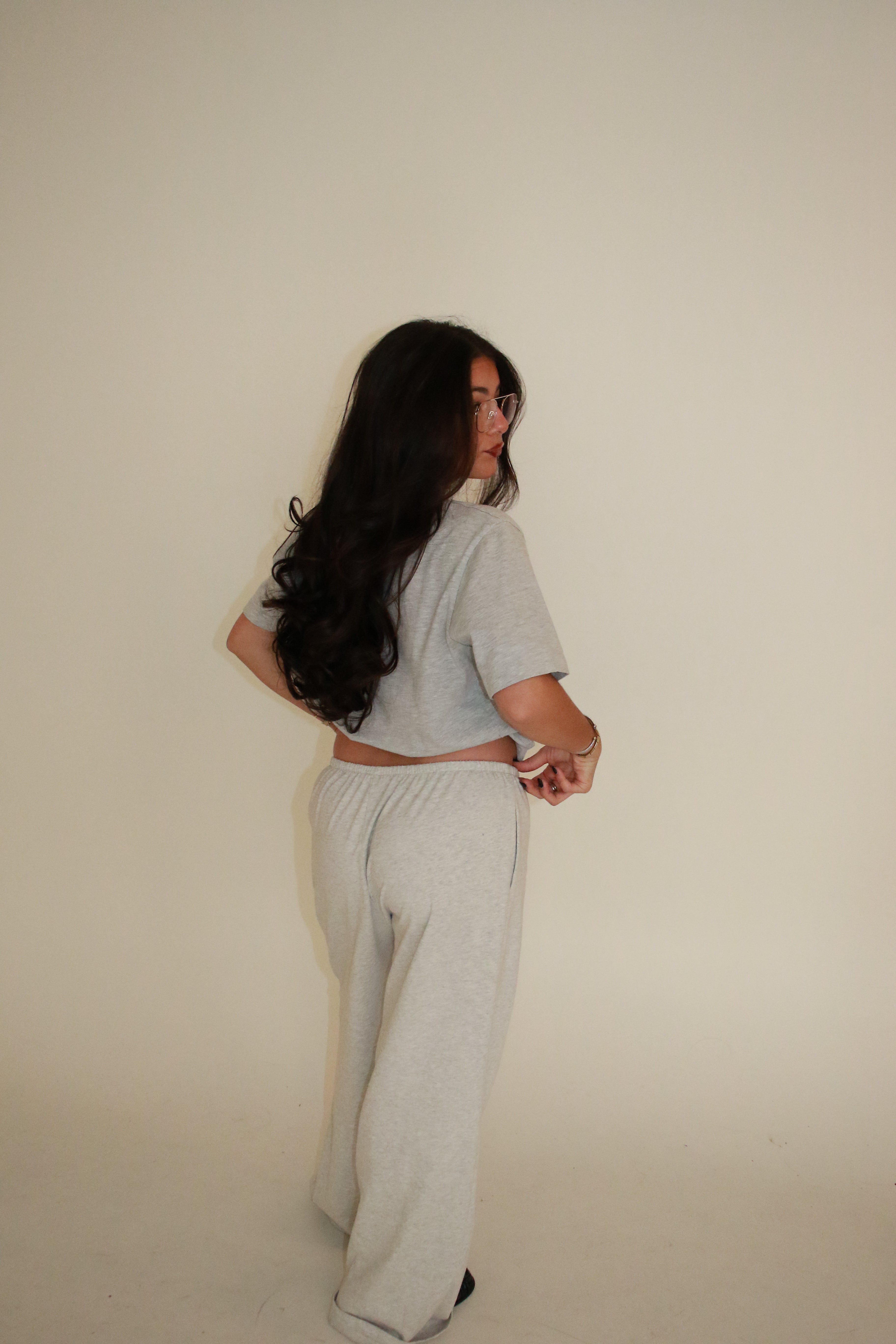 THE T-SHIRT PANT heather grey