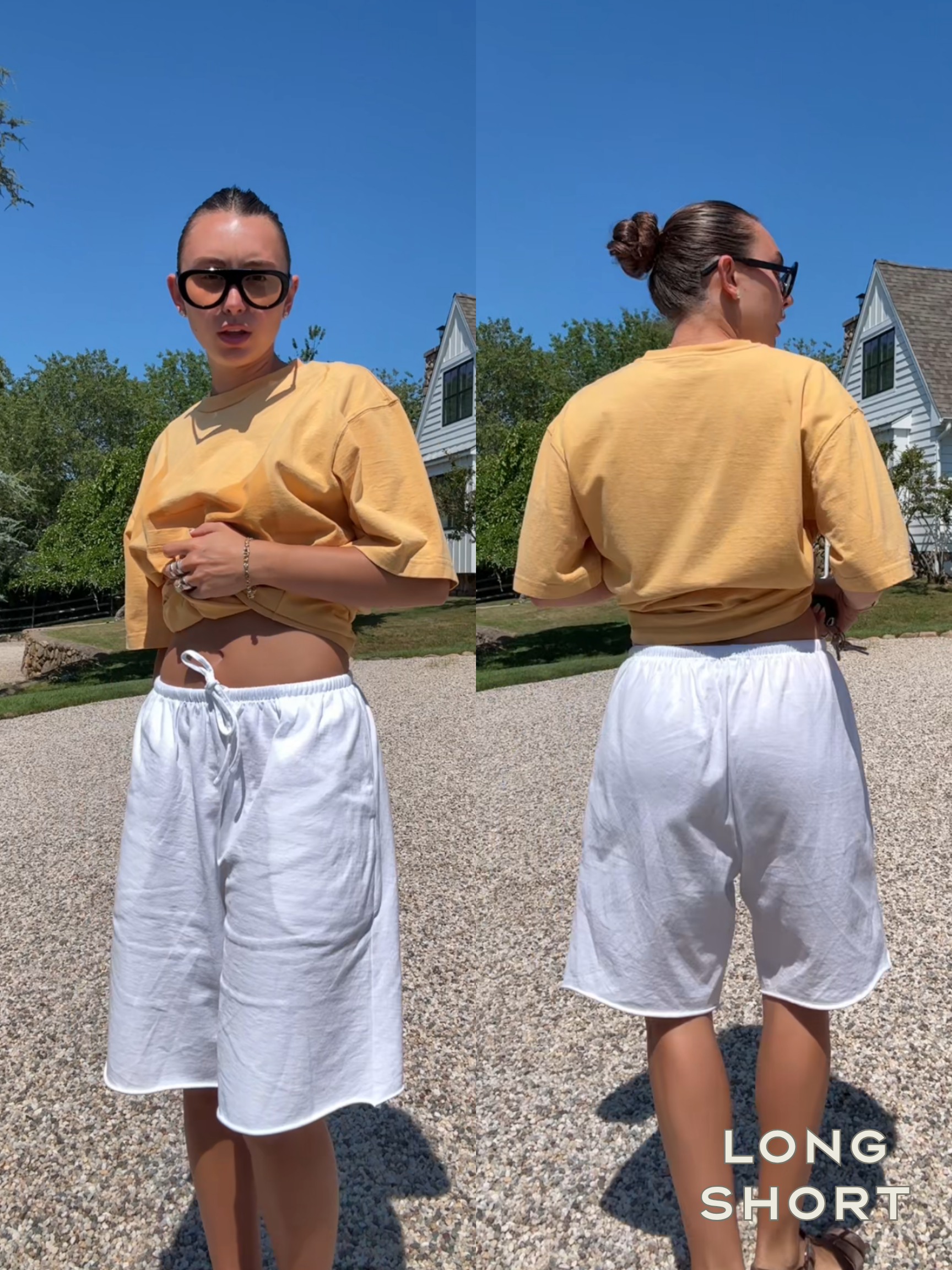 *PRE ORDER THE T-SHIRT PANT white (all lengths)