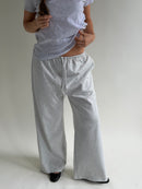 THE T-SHIRT PANT heather grey (all lengths)