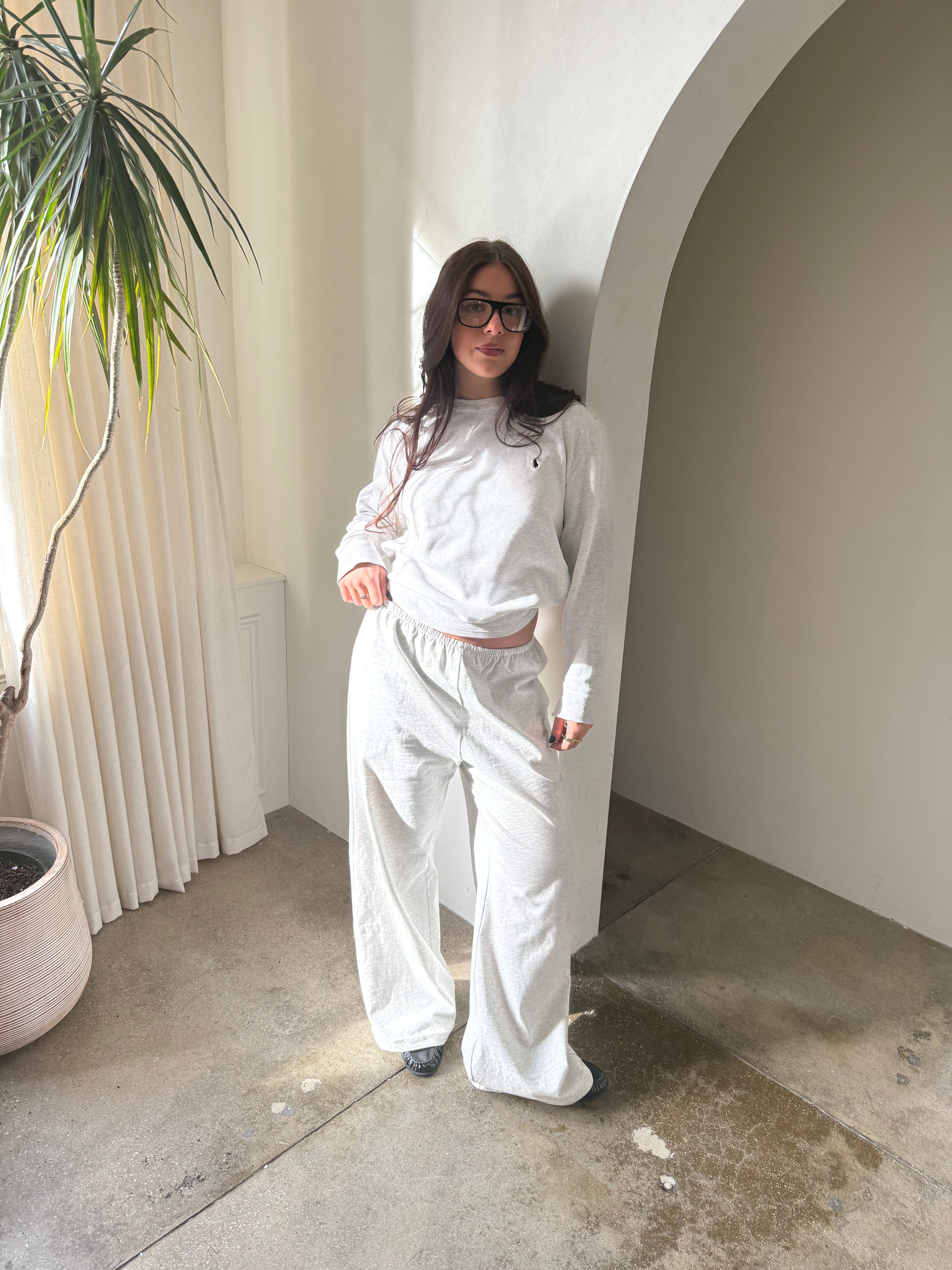 THE T-SHIRT PANT heather grey