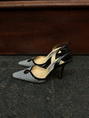 Jimmy Choo Checkered Heel