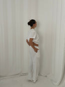 THE T-SHIRT PANT white